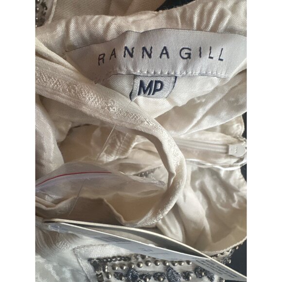 NWT Anthropologie Zvezda Beaded Embellished Maxi Dress Med Petite Boho - Picture 7 of 9